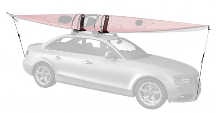 Whispbar WB400 kayak carrier on car
